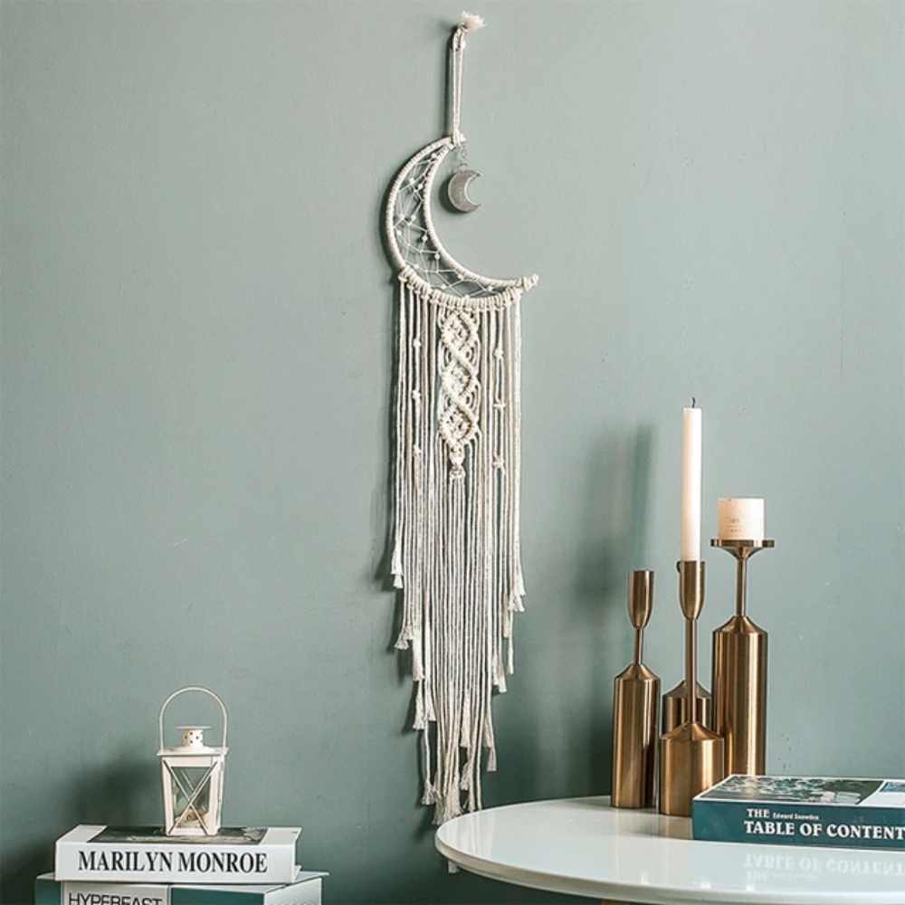 Macrame Boho Dream Catcher Wall Decor